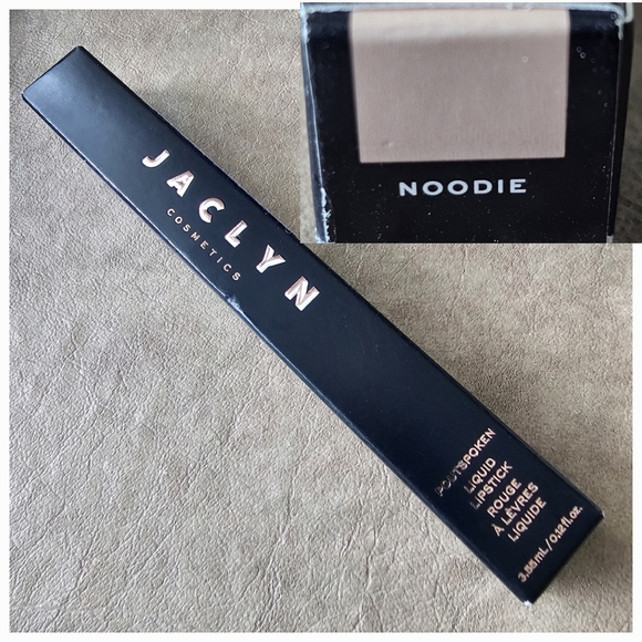 JACLYN Noodie Color Liquid Lipstick .12 fl oz Full Size Poutspoken Cosmetics New - Picture 7 of 8